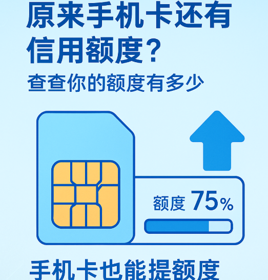 原来手机卡还有信用额度?查查你的额度有多少,超了会怎样!
