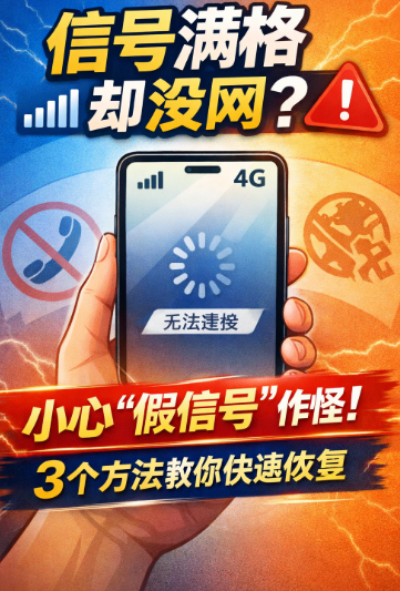 手机信号明明满格，却打不了电话？原因在这里