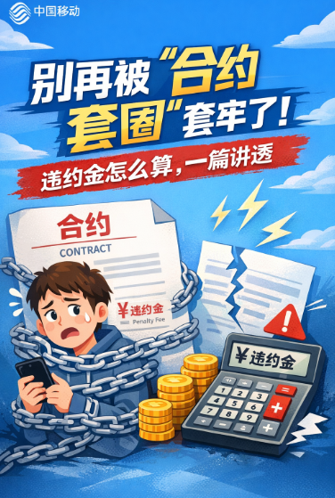 中国移动合约套餐怎么取消？违约金怎么算，看完不再被坑！