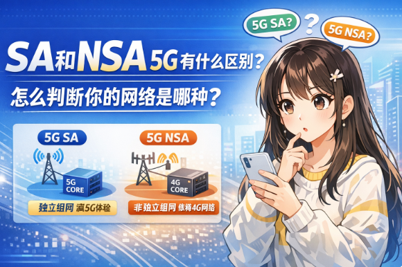 SA与NSA到底差在哪？别再被“假5G”忽悠了