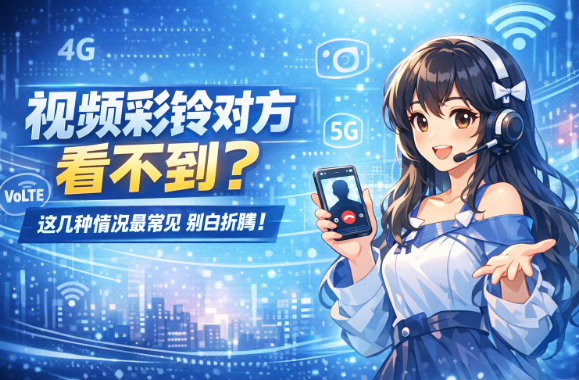 视频彩铃没显示？可能不是系统问题，而是你忽略了这些细节