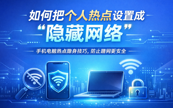 你知道吗？手机热点也能“隐身”，防止别人蹭网的小技巧