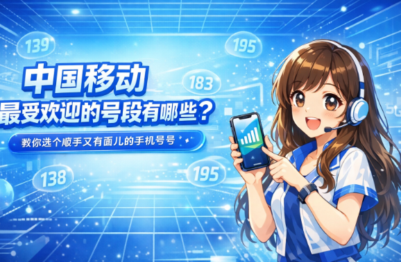 中国移动最受欢迎的号段排行！139、138、195哪个更值得选？