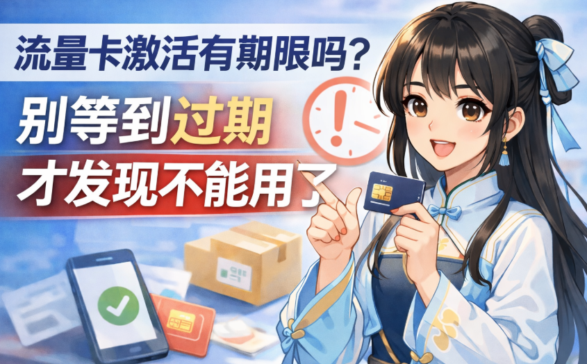 网上办的流量卡多久不激活就失效？很多人都踩坑了