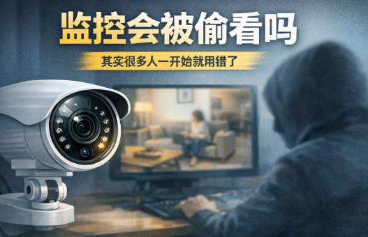 监控摄像头会不会被偷看？看你有没有用对这一点