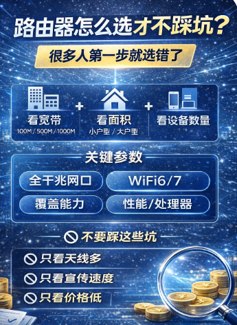 路由器怎么选才不踩坑？很多人第一步就选错了