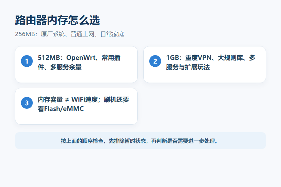 买路由器到底要不要看内存?256MB、512MB、1GB,普通家庭差别有多大