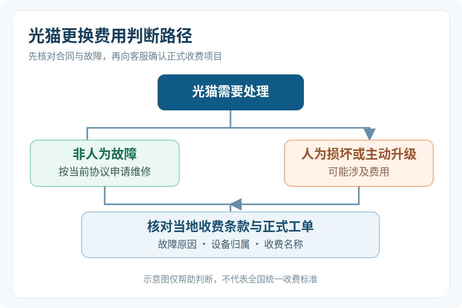 光猫坏了,运营商上门换新要收200元?有些情况根本不用自己掏钱 光猫坏了,运营商上门换新要收200元?有些情况根本不用自己掏钱